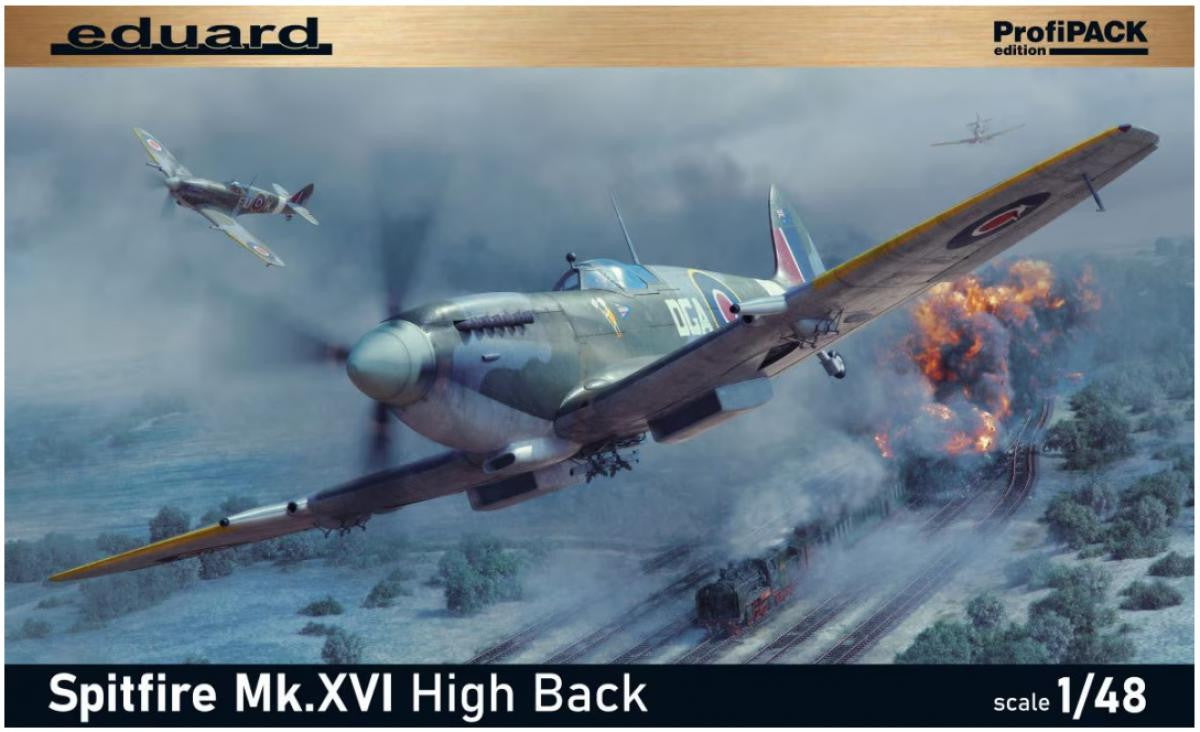 Eduard 1/48 Supermarine Spitfire Mk.XVI 'High Back' ProfiPack 8286